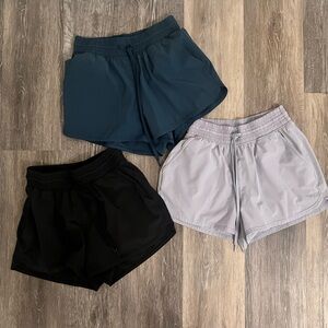 Set of 3 YPB motionTEK High Rise Lined Workout Short Size Small